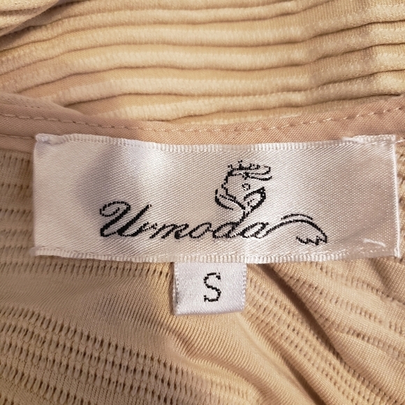 LF Urmoda long sleeve wrap textured dress zip back - Picture 7 of 8